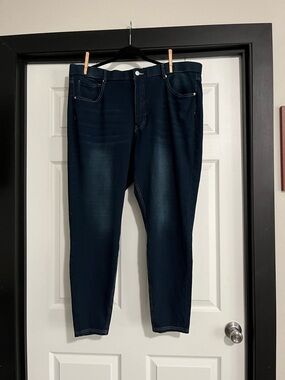 Dark Indigo Stretch Jeans - Classic Slim Fit
